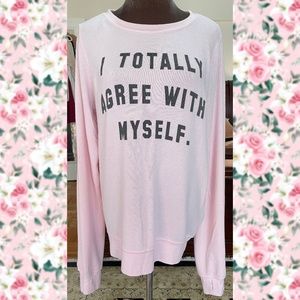 God Save LA Pink Graphic Sweatshirt